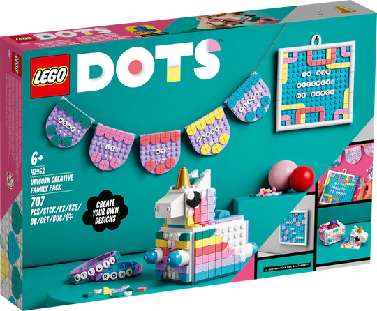 LEGO DOTS 41962 DOTS – Luova Perhepakkaus- Yksisarvinen
