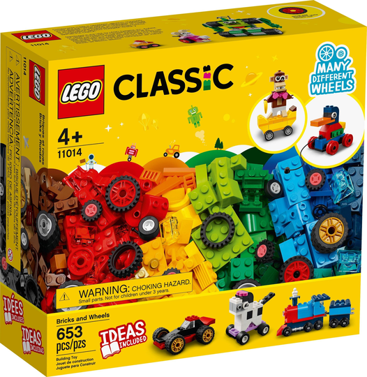 LEGO Classic - Palikat ja pyörät (11014)