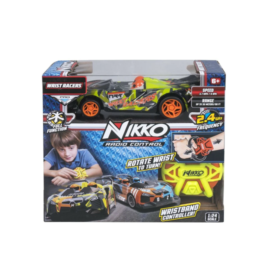 Nikko Wrist Racers Radio-ohjattava Auto Neon Vihreä 1:24