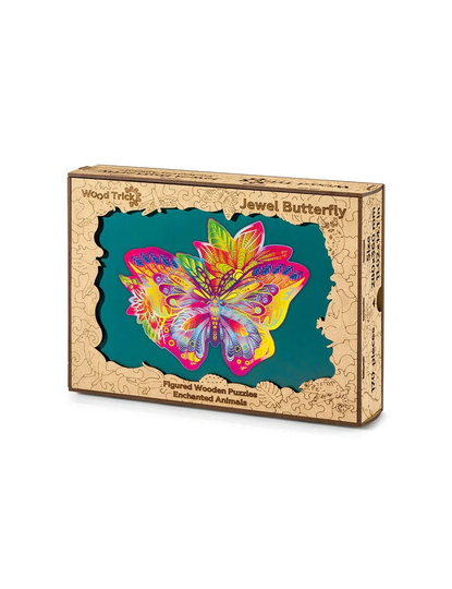 Wood Trick Puinen Palapeli Jewel Butterfly 170 Palaa