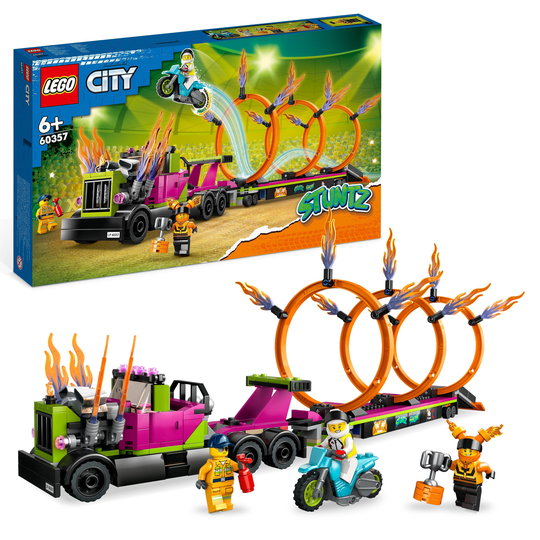 LEGO City - Stunttiauto ja tulirengashaaste (60357)