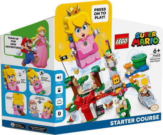 LEGO Super Mario - Seikkailut Peachin kanssa‑aloitusrata (71403)