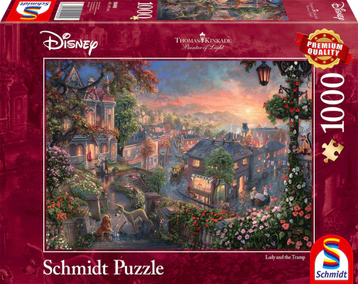 Schmidt 1000 Palan Palapeli Disney, Lady And The Tramp