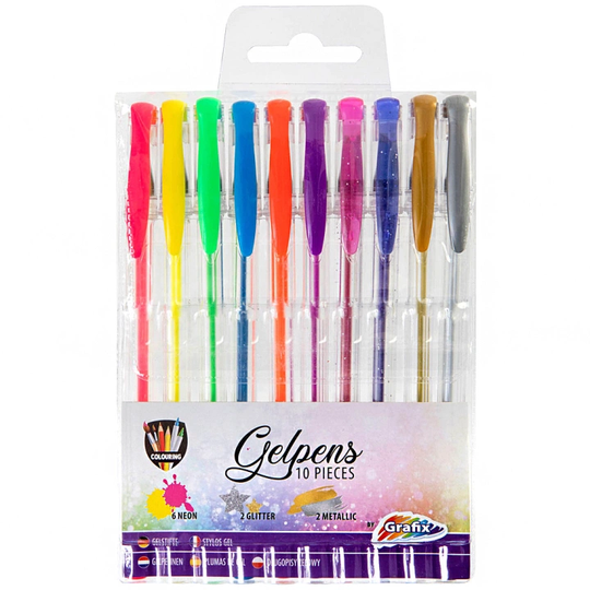 Grafix Gel pens 10-set