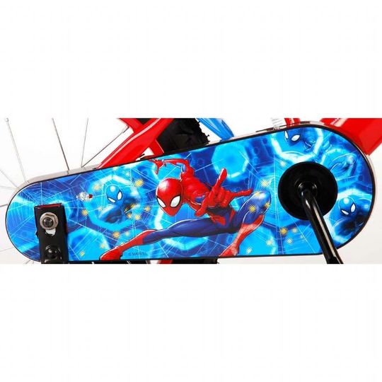 Spiderman Red Blue Lasten pyörä 14 tuumaa Supersankari Marvel Spiderman Bike 21454