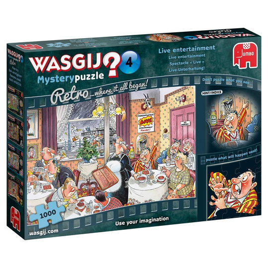 Wasgij Mystery 1000 palan palapeli Live entertainment