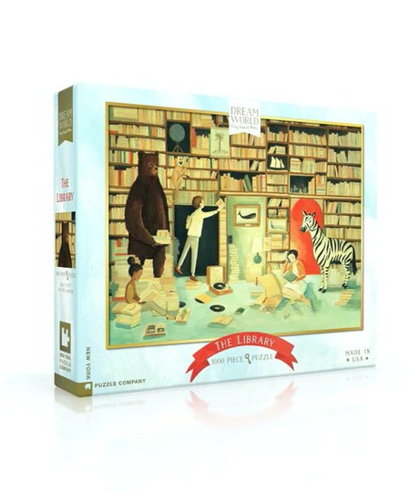 New York Puzzle Company 1000 Palan Palapeli The Library