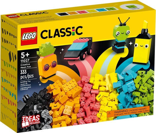 LEGO Classic 11027 Luovaa Hupia Neonväreillä