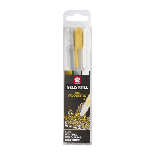 Sakura Gelly Roll Metallic Mixed 3 kpl