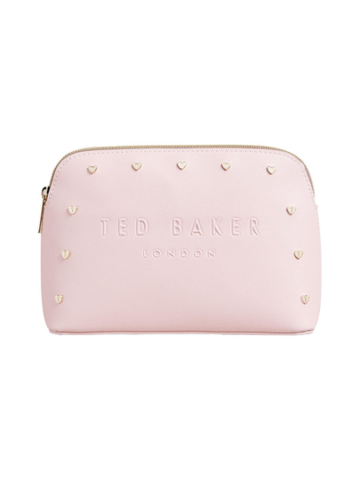 Studded heart makeup bag -meikkilaukku