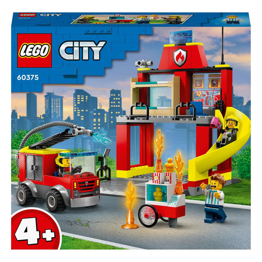 LEGO City 60375 Paloasema Ja Paloauto