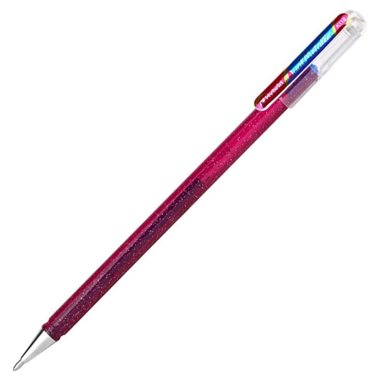Pentel Dual Metallic Hybrid Geelikynä Limited Edition Pink + Metallic Blue