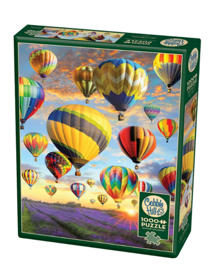 Cobble Hill 1000 Palan Palapeli Hot Air Balloons