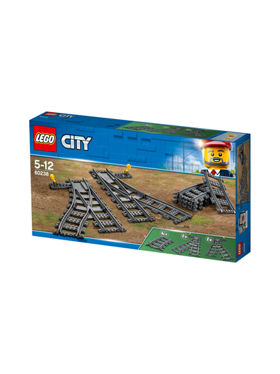 Lego city vaihtoraiteet 60238