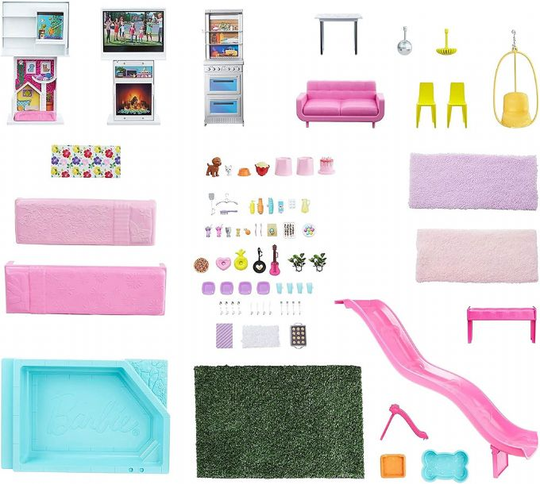 Barbie Dreamhouse Barbie Nukkekodit GRG93