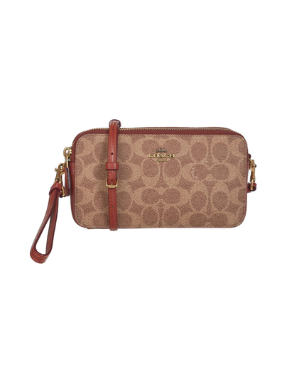 Kira crossbody in colorblock signature canvas -laukku