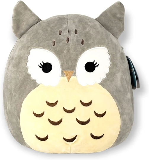 Squishmallows Wilderness 24cm Nikita the Grey Owl