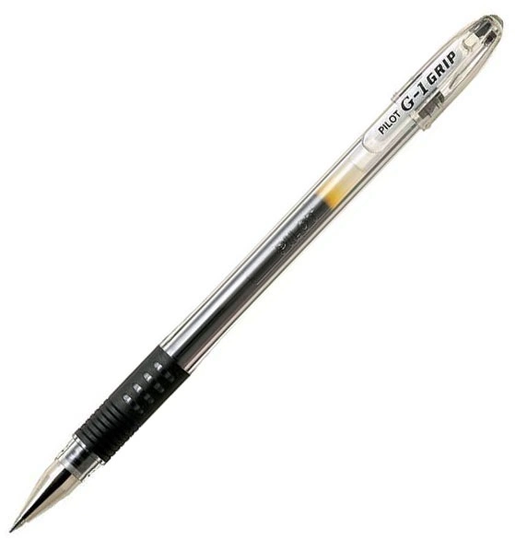 Pilot G1 Grip Geeli 1,0 mm / Silver