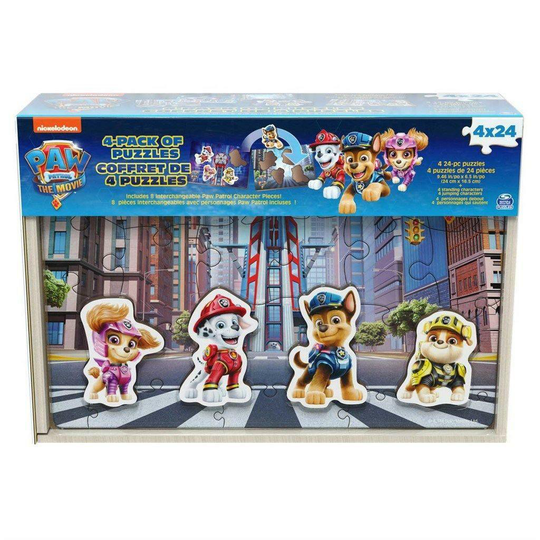 Ryhmä Hau THE MOVIE Puinen Palapeli 4-Pack