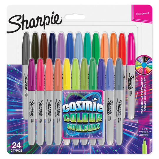 Sharpie - 24 Permanent Markers - Cosmic Colour (2033672)