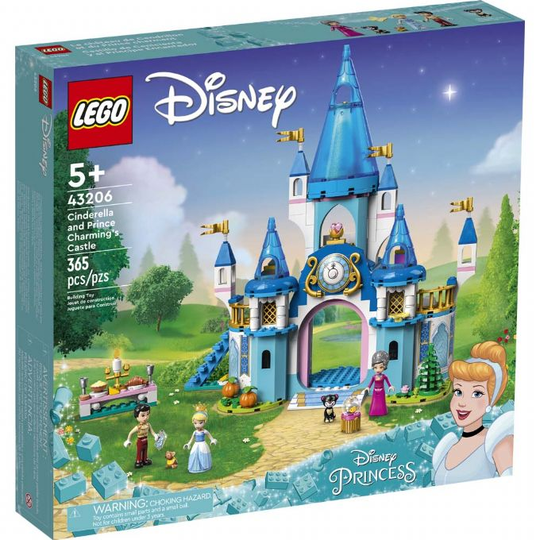 Tuhkimo ja prinssin linna LEGO Disney Princess 43206
