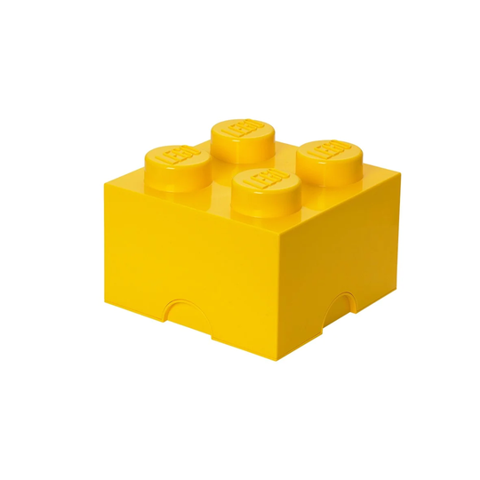 LEGO säilytyslaatikko 4 Keltainen