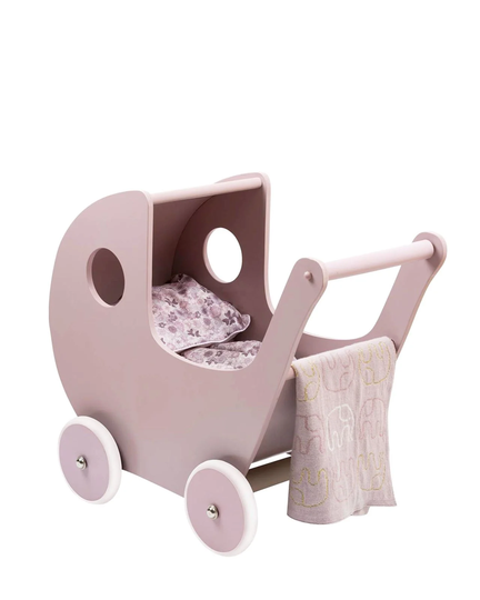 Smallstuff - Wooden Doll Stroller - Powder