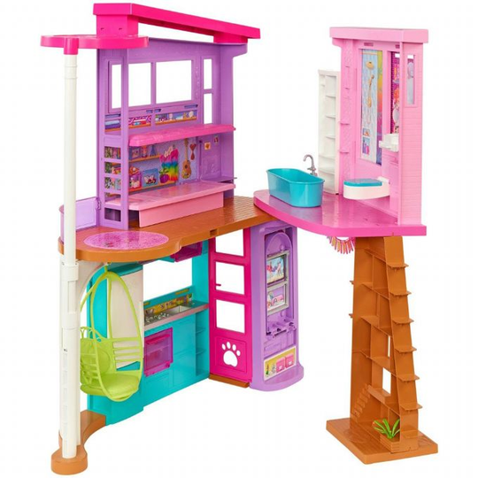 Barbie Vacation House Playset Barbie Nukkekodit HCD50