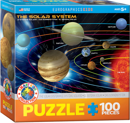 Eurographics 100 palan palapeli The Solar System