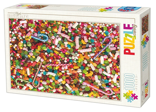 DToys Puzzle 1000 Palan Palapeli High Difficulty - Food Sweets