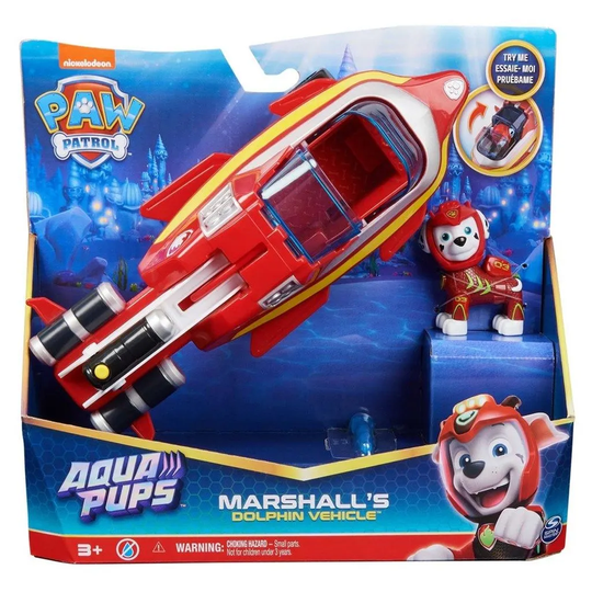 Ryhmä Hau Aqua Pups Samppa ja Delfiini-ajoneuvo