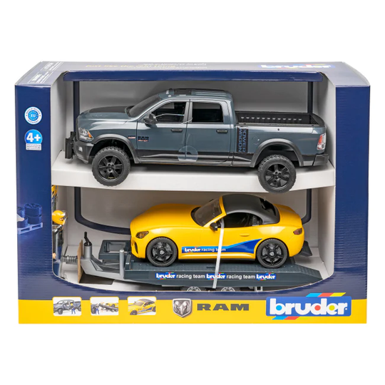 Bruder RAM 2500 Power Wagon ja Bruder Roadster Racing team ajoneuvo
