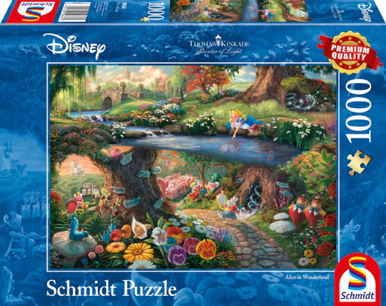 Schmidt 1000 Palan Palapeli Disney, Alice In Wonderland