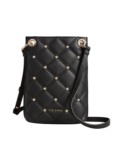 Partonn quilted magnolia stud -puhelinlaukku
