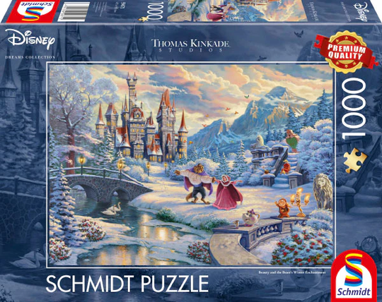 Schmidt 1000 Palan Palapeli Disney Beauty and the Beast‘s Winter Enchantment