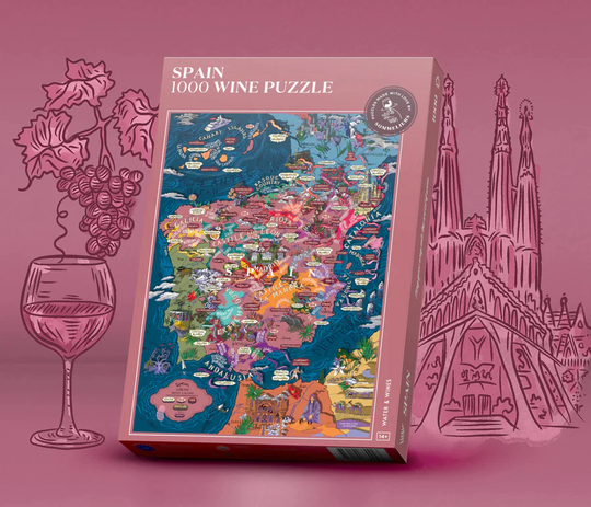 Water & Wines Spain, Wine Puzzle 1000 Palan Palapeli