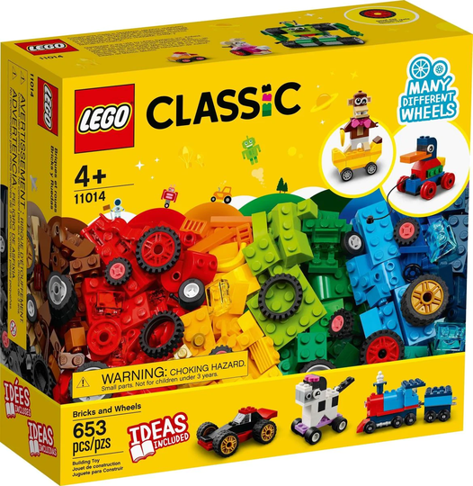 LEGO Classic 11014 Palikat ja pyörät
