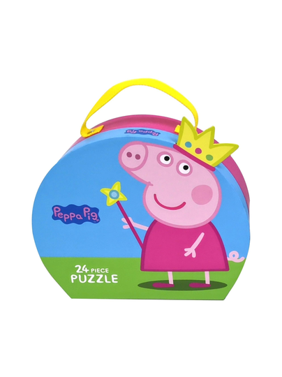 Peppa pig princess puzzle suitcase