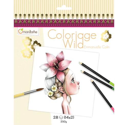 Värityskirja Coloriage Wild Lapset 28 kuvaa