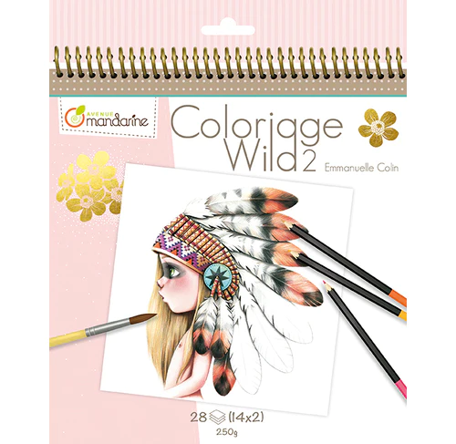 Värityskirja Coloriage Wild 2 Lapset 28 kuvaa