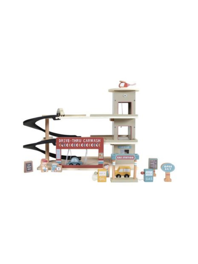 Little railway train extension garage