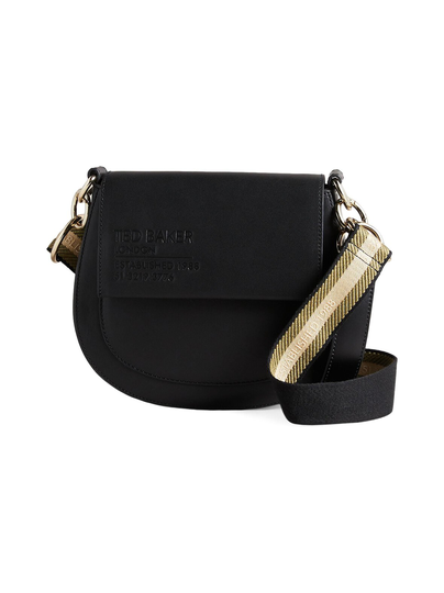 Darcell branded webbing satchel cross body -nahkalaukku