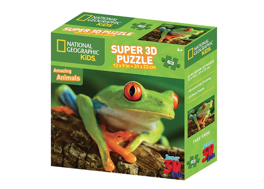 Palapeli 3D Sammakko 63 osaa