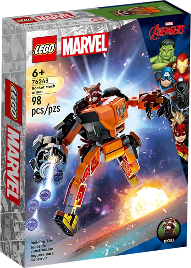 LEGO Marvel 76243 Rocketin Robottihaarniska