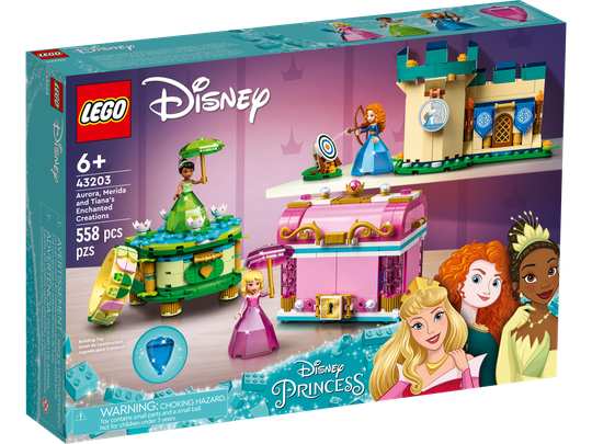 LEGO Disney Prinsesse - Ruususen, Meridan ja Tianan taikamaailmat (43203)