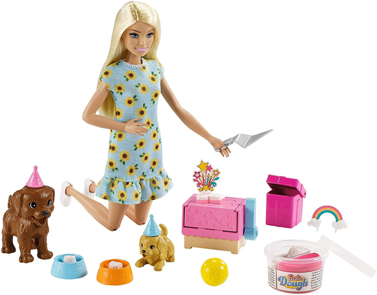 Barbie - Puppy Party - Blonde (GXV75)