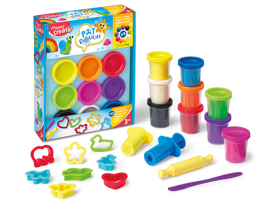 Maped - Creativ - Pot Dough Kit w. Forms (907202)