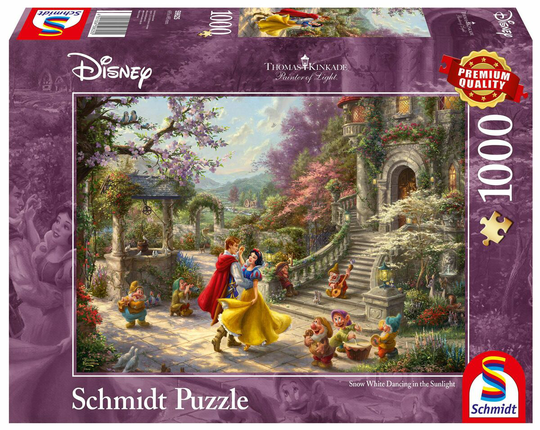 Schmidt Thomas Kinkade 1000 Palan Palapeli Disney, Lumikin ja Prinssin Tanssi