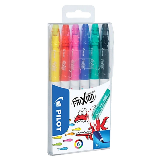 Pilot Frixion Colors 6 kpl Pyyhittävät Tussit