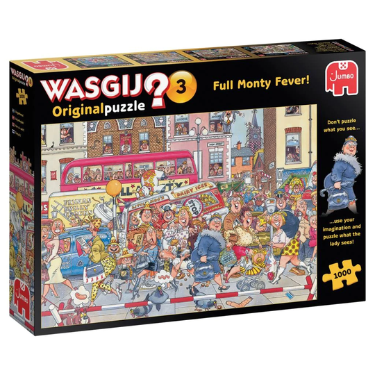 Wasgij Orginal 1000 palan palapeli Full Monty Fever